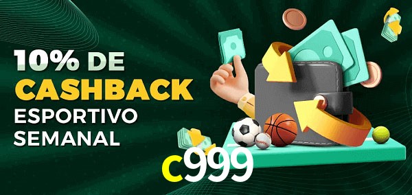 10% de bônus de cashback na c999